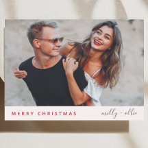 Christmas Photo Card | Modern Minimal Holiday