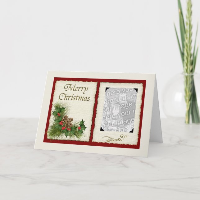 Christmas Photo Card Template (Front)