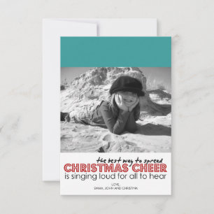 Christmas Photo Cards (Teal)