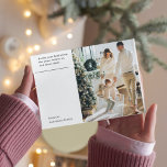 Christmas Photo Family | Happy Holidays Holiday Postcard<br><div class="desc">Christmas Photo Family | Happy Holidays</div>