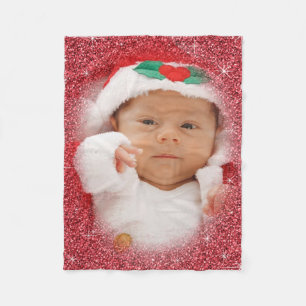 Christmas Photo Fleece Blanket