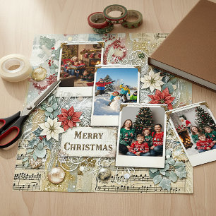Christmas photo frame craft paper