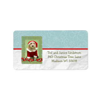Christmas Photo Frame Custom Personalised Label