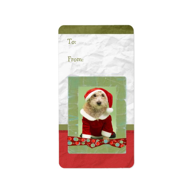 Christmas Photo Frame Gift Tag (Front)