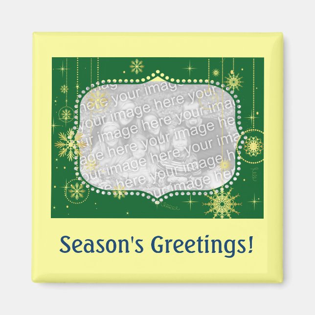 Christmas Photo Frame Magnet (Front)