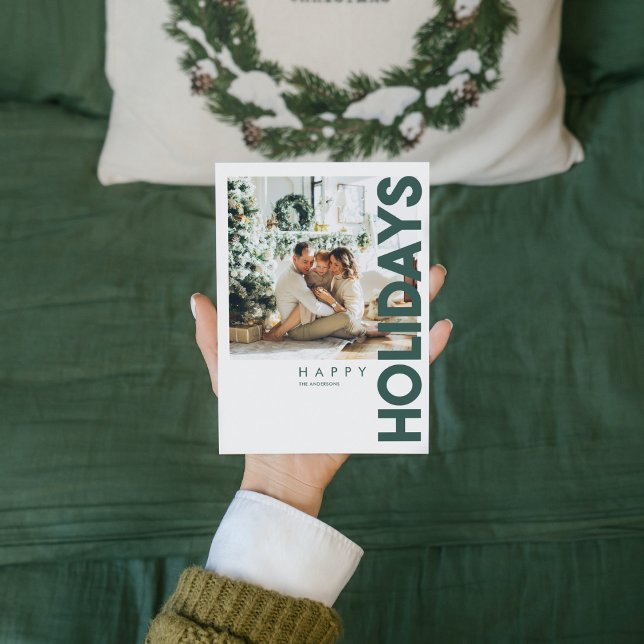 Christmas Photo | Green Happy Holiday (Creator Uploaded)