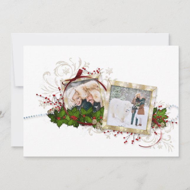 Christmas Photo Greeting Card (Front)