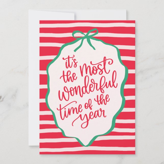Christmas Photo Greeting Card (Front)