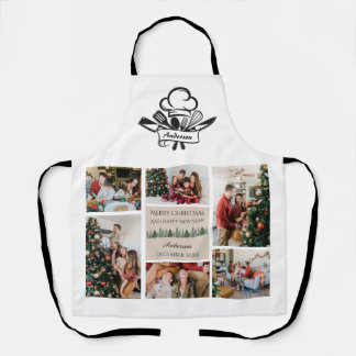 Christmas Photo Holiday  Apron