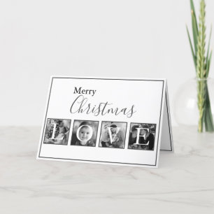 Christmas Photo Holiday Script Christmas Card
