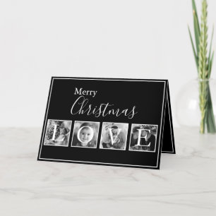 Christmas Photo Holiday Script Christmas Card