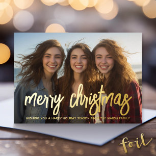 Christmas Photo horizontal Lucky Merry Christmas