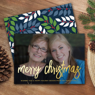 Christmas Photo horizontal Lucky Merry Christmas 