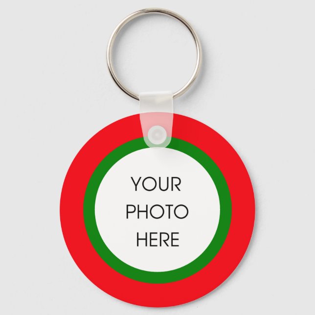 Christmas Photo Keychain (Front)