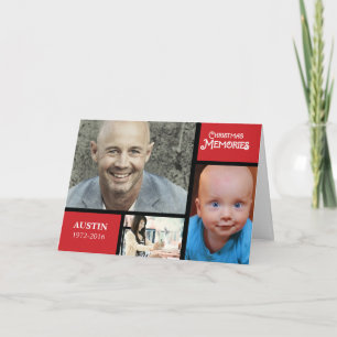 Christmas Photo Memories Customisable Card