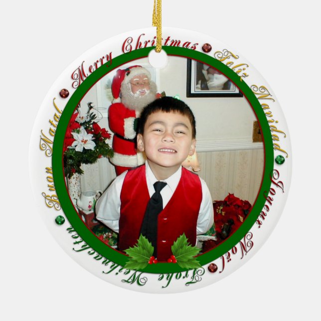 Christmas photo ornament (Back)