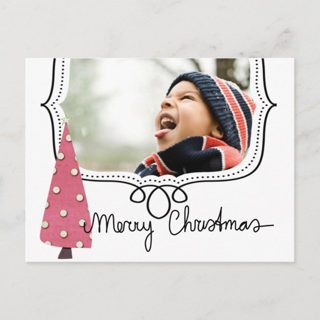 Christmas Photo Post Card (Front)