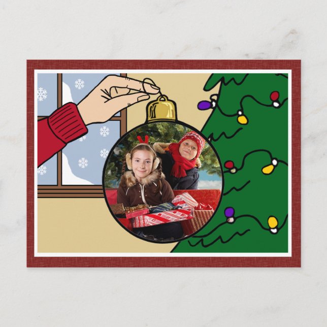 Christmas Photo Postcard (Front)