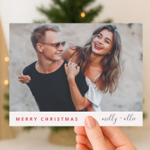 Christmas Photo Postcard | Holiday Postal Card