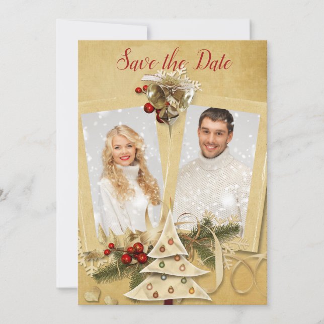 Christmas Photo Save the Date (Front)