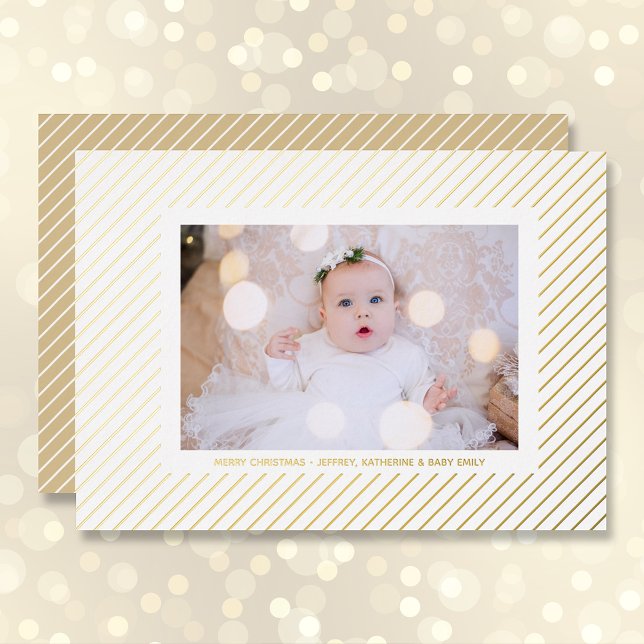 Christmas Photo Silver Pinstripe (Creator Uploaded)