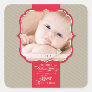 CHRISTMAS PHOTO STICKER :: lapel 3