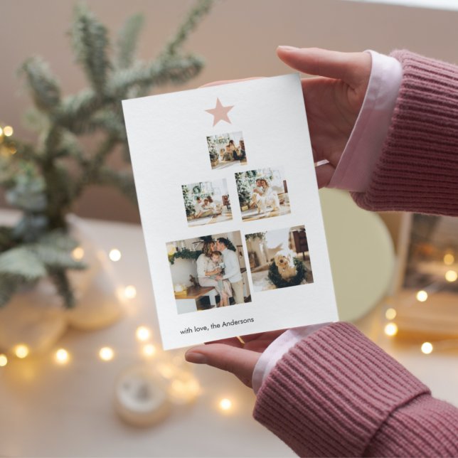 Christmas Photo Tree| Pastel Pink | Happy Holiday (Creator Uploaded)