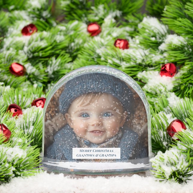 Christmas Photos Snowman Driving Car Joy Snowglobe (Christmas)