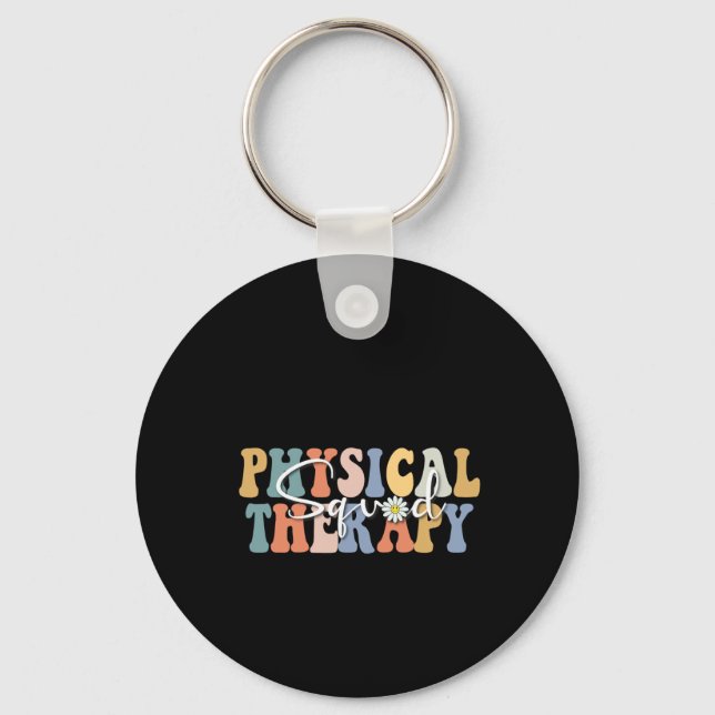 Christmas Physical Therapy Pt Squad Paediatrics Th Key Ring (Front)