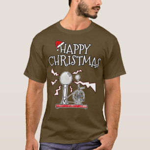 Christmas Physics Teacher Physicist School Science T-Shirt
