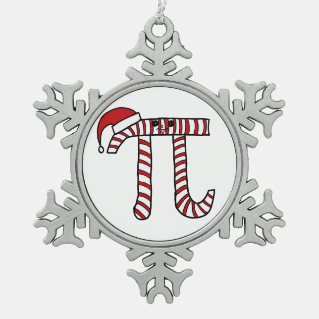 Christmas Pi Math Ornament (Front)