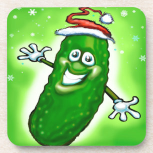Christmas Pickle Coaster