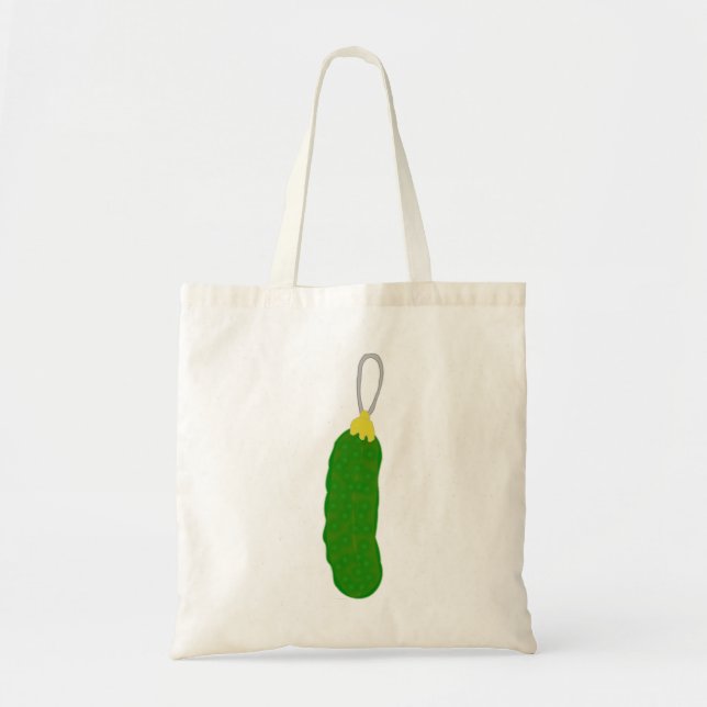 Christmas Pickle Tote Bag (Front)