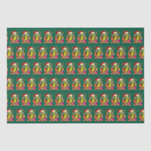 Christmas Pickle with Santa Hat Tissue Paper