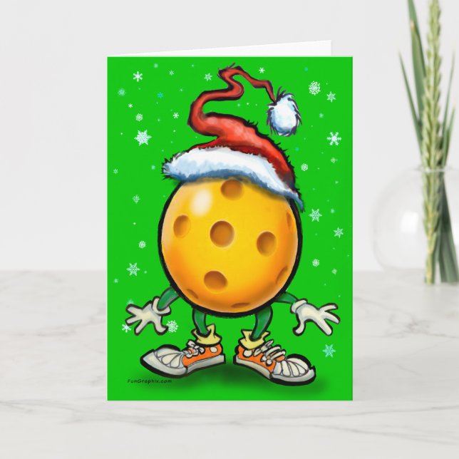 Christmas Pickleball Card (Front)