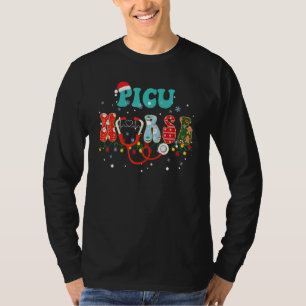 Christmas PICU Pediatric Nurse PICU X-Mas Pajama g T-Shirt