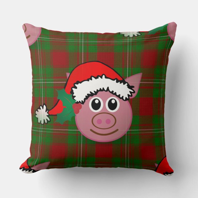 christmas pig cushion (Front)