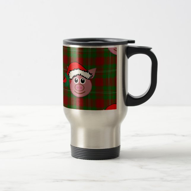 christmas pig travel mug (Right)