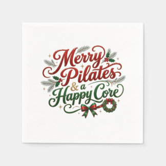 Christmas Pilates Napkin