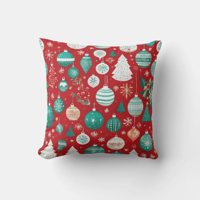 Christmas Pillow Cushion (Front)