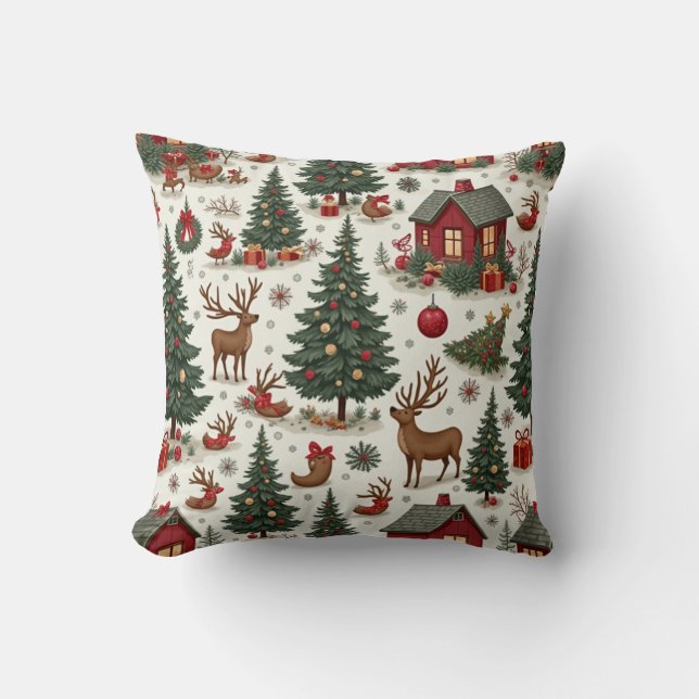 Christmas Pillow Cushion (Front)