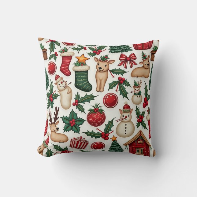 Christmas Pillow Cushion (Front)