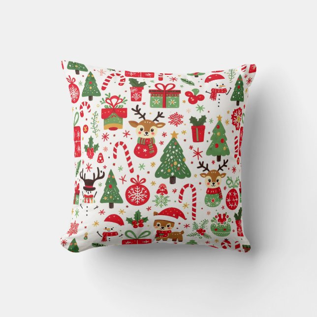 Christmas Pillow Cushion Cover (Front)