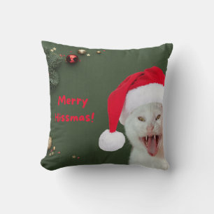 Christmas Pillow Merry Hissmas Wishes