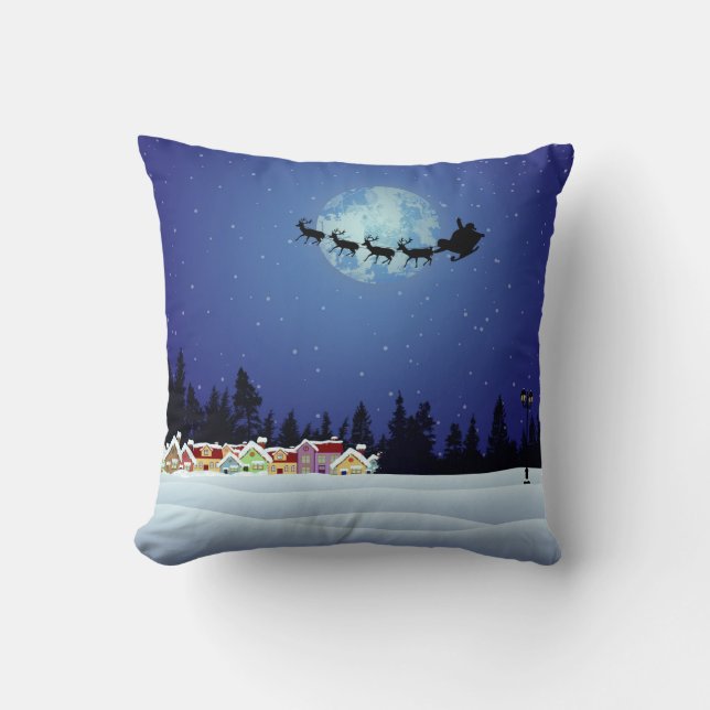 Christmas pillow Throw Cushions (Front)