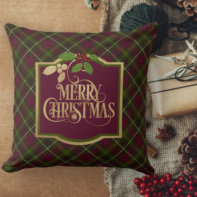 Christmas Pillows Merry Christmas Throw Pillow (Christmas pillows personalized Christmas throw pillow for couch)