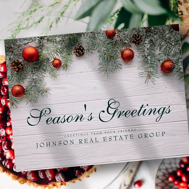 Christmas Pine Cones | Season's Greeting Postcard (Creator Uploaded)