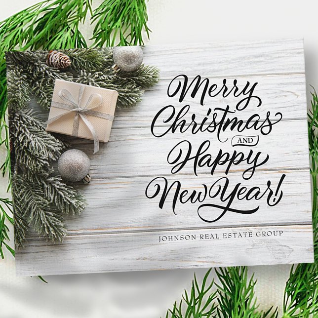 Christmas Pine Tree Merry Christmas Greeting Postcard (Creator Uploaded)