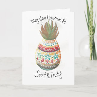 Christmas Pineapple Card 2