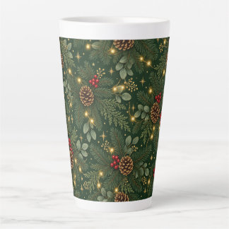 Christmas Pinecone Latte Mug